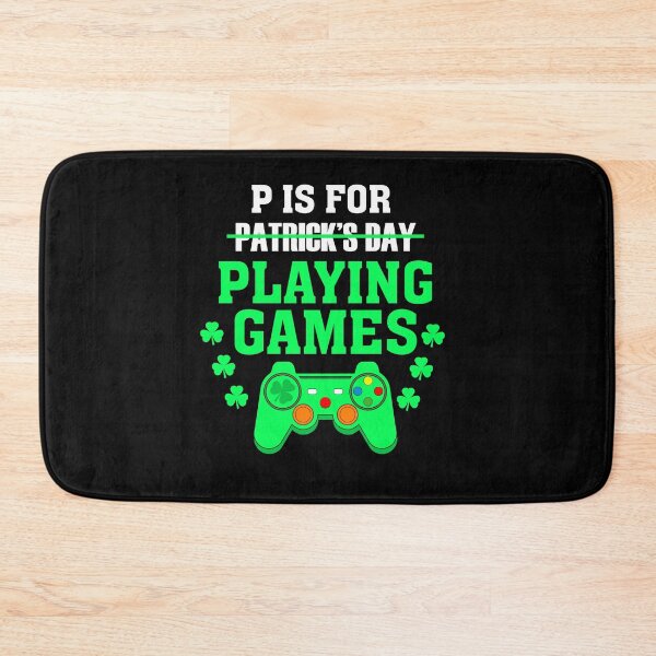Item preview, Gamers P is For Playing Games Patrick's day Gifts designed and sold by LordArt.
