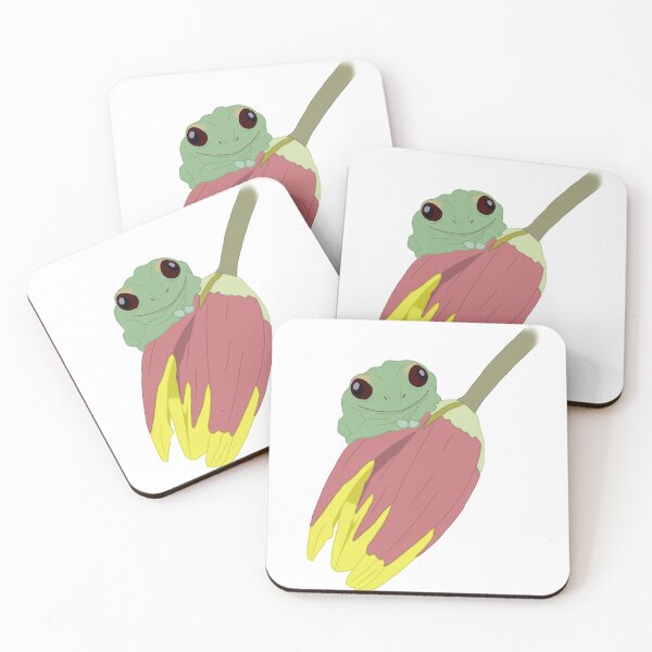 Item preview, freddie the flower frog :) designed and sold by SapphicShibe.