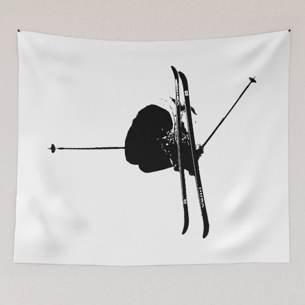 Item preview, Skiing_Stencil_005 designed and sold by graphicassault.
