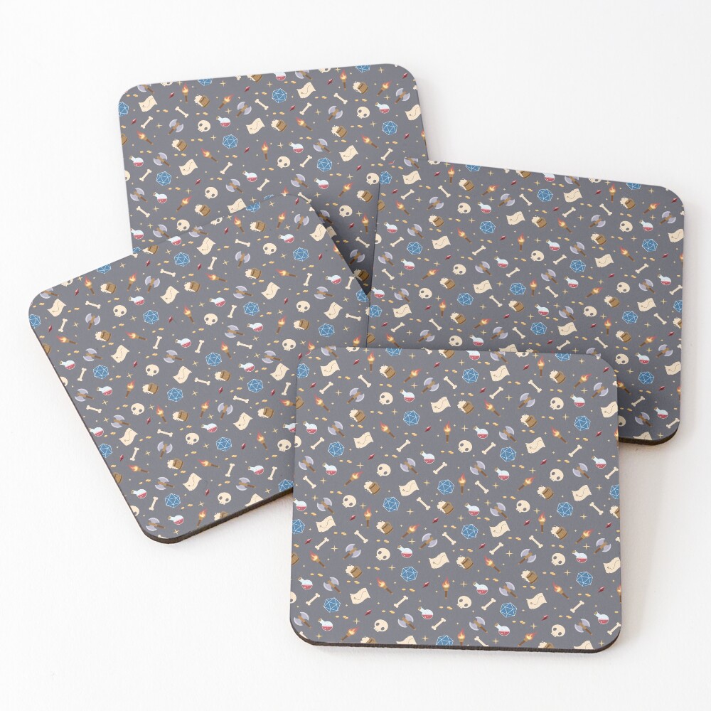 Item preview, Coasters (Set of 4) designed and sold by MagicCatSmudge.