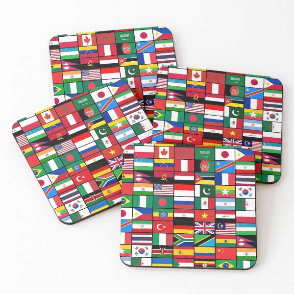 Item preview, Worlds Flags Pattern, Various Flags of The World, Geography Lovers  designed and sold by levsal.