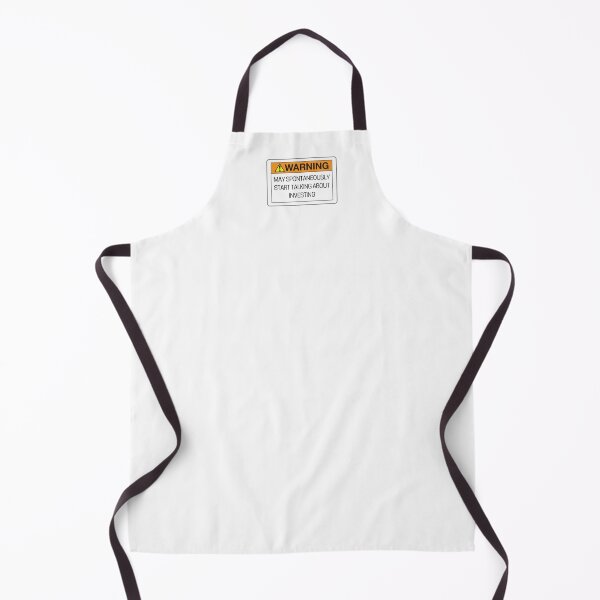 Item preview, WARNING: May Spontaneously Start Talking About Investing designed and sold by ThoughtJumble.