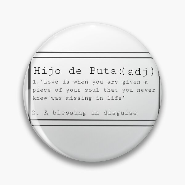 Item preview, hijo de puta designed and sold by SnazzyshopbyM.