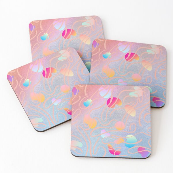 Item preview, Unicorn rainbow jelly pastel color block pattern designed and sold by Manoroma.