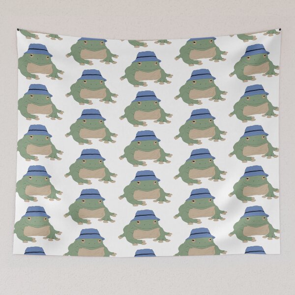 Item preview, stevie the sun hat frog :) designed and sold by SapphicShibe.