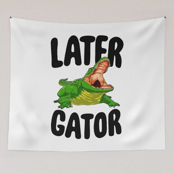 Aperçu de l'œuvre Plus tard Gator Alligator créée et vendue par Bendthetrend.