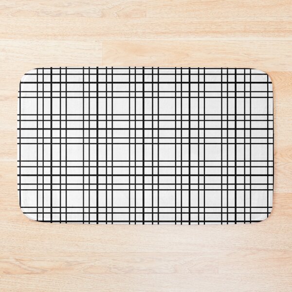 Item preview, Black and white tablecloth seamless  pattern. Seamless checkered pattern. Modern tablecloth texture. designed and sold by Kizuneko.
