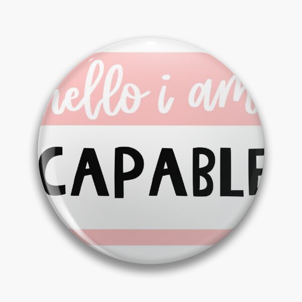 Item preview, Copy of Hello I am: capable designed and sold by Jeandabean.