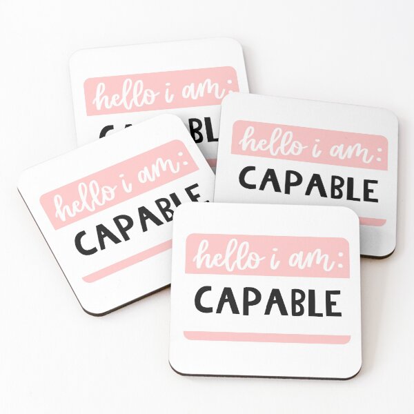 Item preview, Copy of Hello I am: capable designed and sold by Jeandabean.