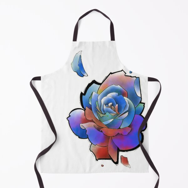 Item preview, rainbow rose tattoo style designed and sold by weilertsen.
