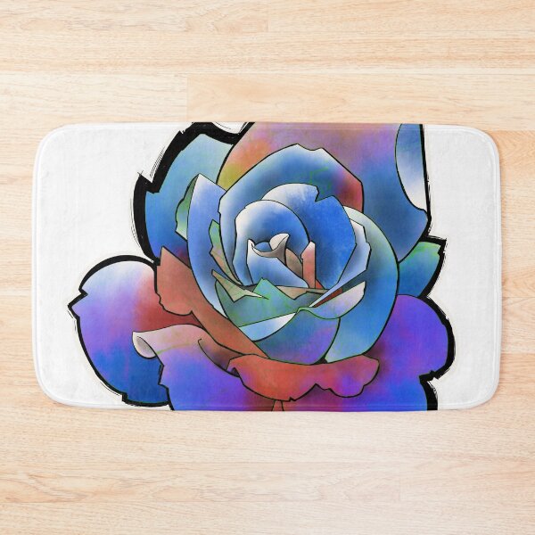 Item preview, rainbow rose tattoo style designed and sold by weilertsen.