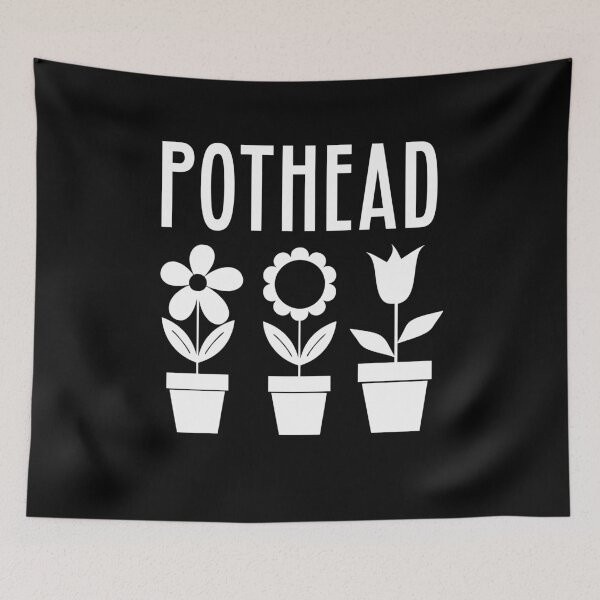 Item preview, Pothead Plants Planter Funny Gardener Gardening Quote Flowers designed and sold by sillyquestions.