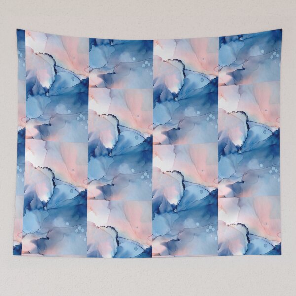 Item preview, Pink&Blue watercolor designed and sold by AndrijanaSp.