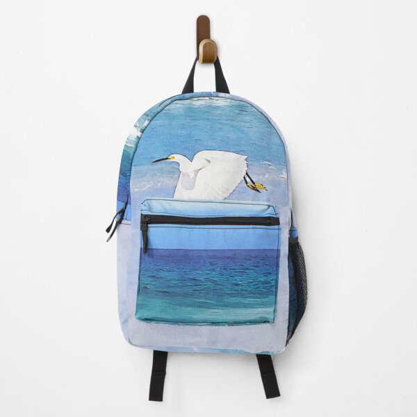 Item preview, Snowy Egret Coastal Watercolor I designed and sold by SilverSpiral.