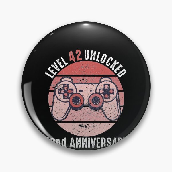 Item preview, Level 42 Unlocked 42nd Anniversary designed and sold by RandomStuffShop.