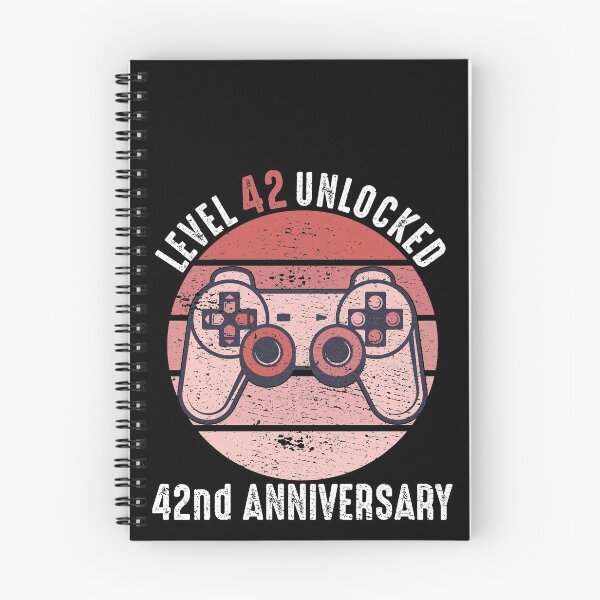 Item preview, Level 42 Unlocked 42nd Anniversary designed and sold by RandomStuffShop.