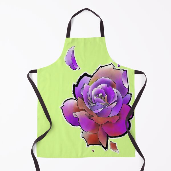 Item preview, purple pink rose tattoo style designed and sold by weilertsen.