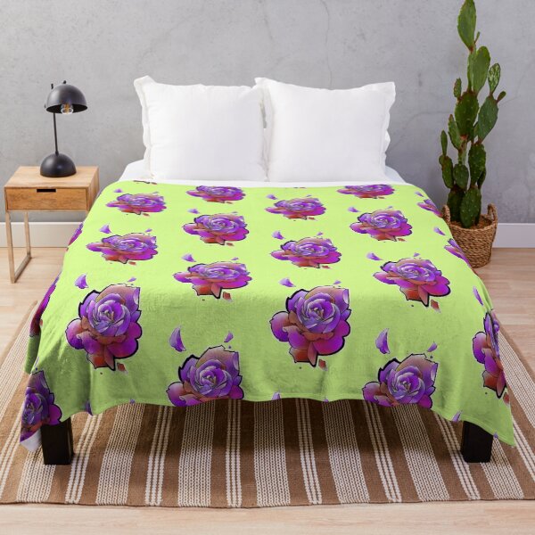 Item preview, purple pink rose tattoo style designed and sold by weilertsen.