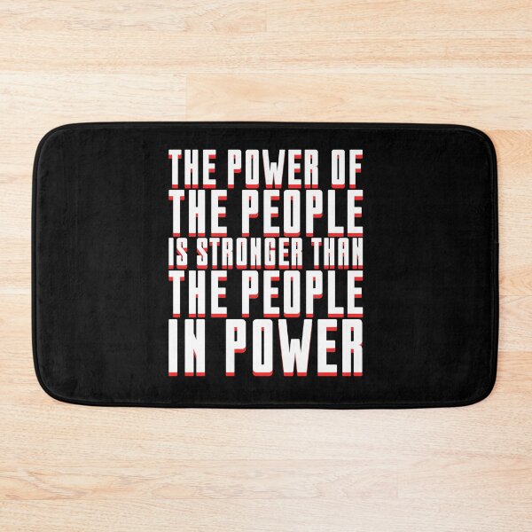 Item preview, Power To The People Political Anti Capitalist Leftist Quote Protest designed and sold by sillyquestions.