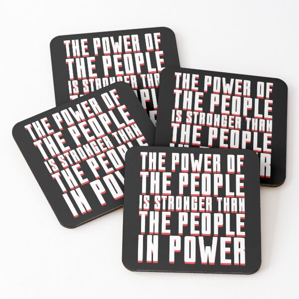 Item preview, Power To The People Political Anti Capitalist Leftist Quote Protest designed and sold by sillyquestions.