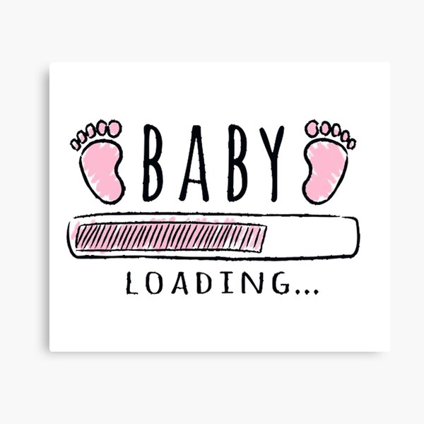 Baby Loading Wall Art Redbubble