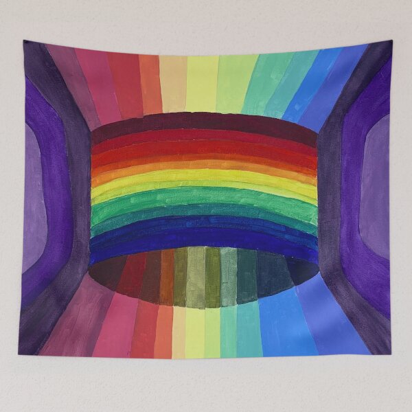 Item preview, Rainbow Lampshade designed and sold by aleecakes.