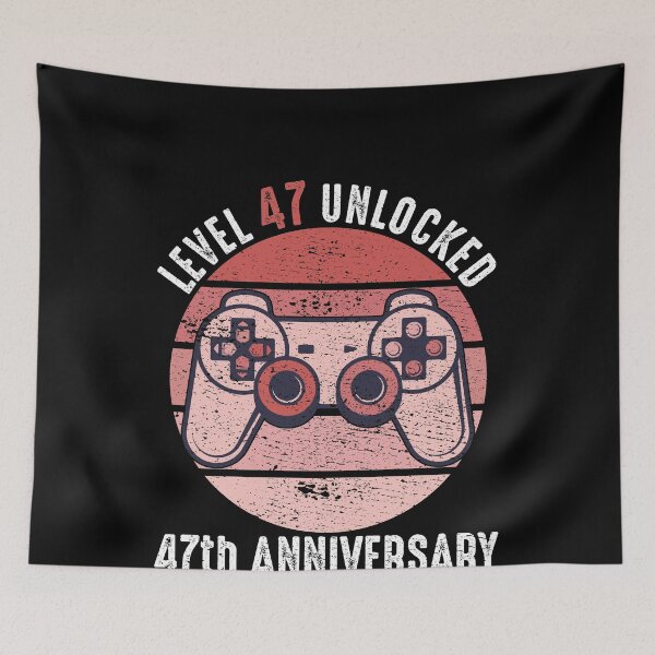 Item preview, Level 47 Unlocked 47th Anniversary designed and sold by RandomStuffShop.