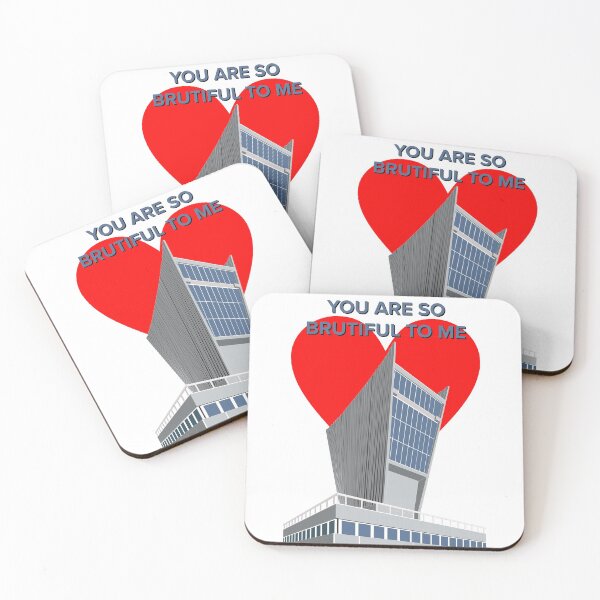 Item preview, Denys Wilkinson Building, Valentines Gift, Oxford Print, Brutalist, Brutalism, Architecture Print, Card designed and sold by sketchingarchi.