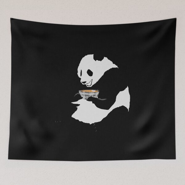 Item preview, Panda Eating Ramen Noodles designed and sold by zareworks.