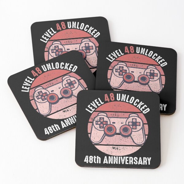 Item preview, Level 48 Unlocked 48th Anniversary designed and sold by RandomStuffShop.