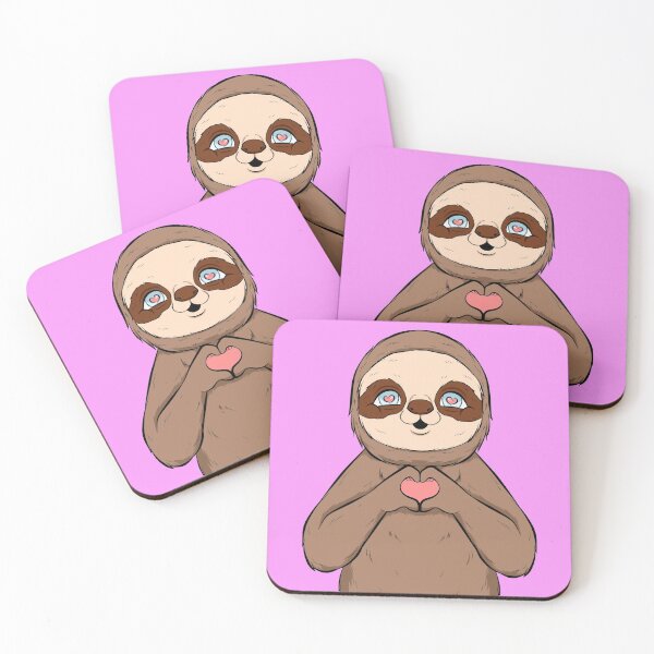 Item preview, sloth cute and funny panda and lazy valentine day designed and sold by V A R G A S S T Y L E.