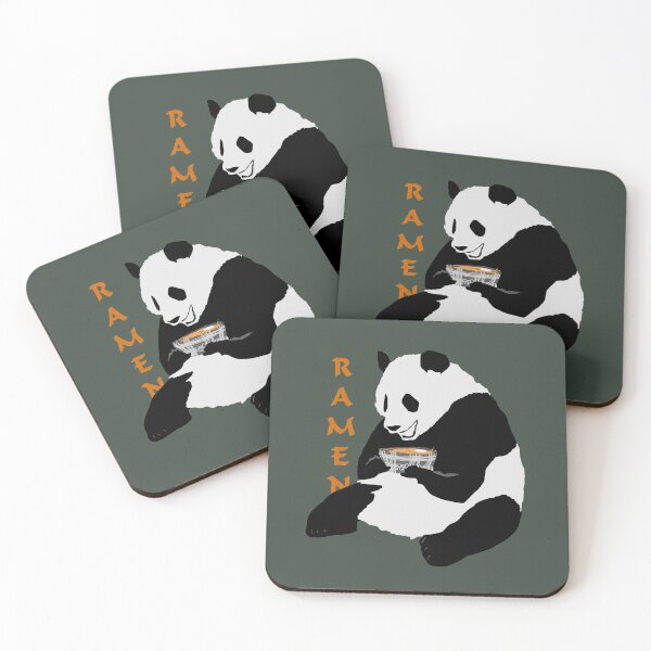 Item preview, Panda Eating Ramen Noodles designed and sold by zareworks.