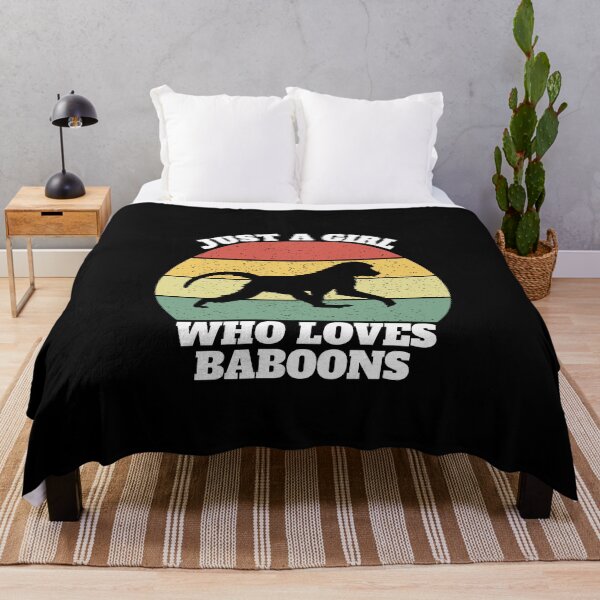 Item preview, Just A Girl Who Loves Baboons designed and sold by Salvadax.