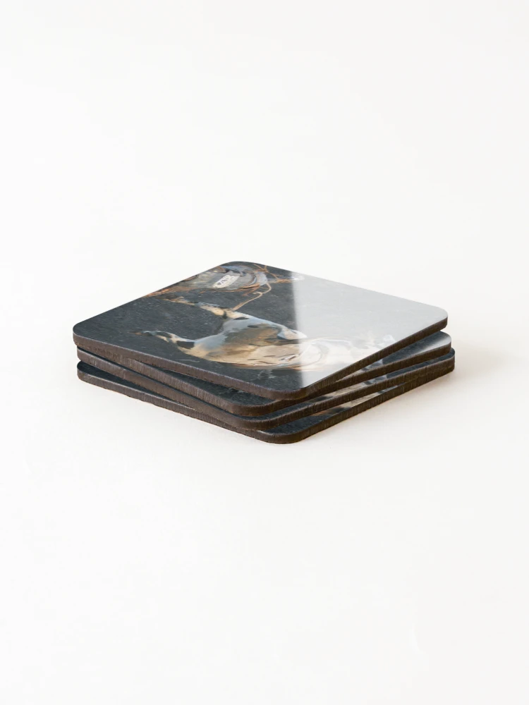 Thumbnail 4 of 5, Coasters (Set of 4), Thrown Bull Rider designed and sold by Rodeo-Photos.