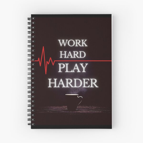 Item preview, WORK HARD PLAY HARDER mistress coffee  designed and sold by SilverVixxxen.