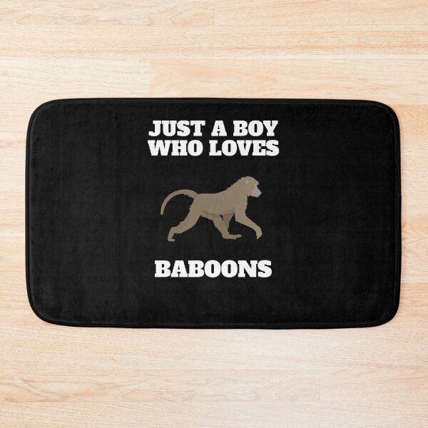 Item preview, Just A Boy Who Loves Baboons designed and sold by Salvadax.
