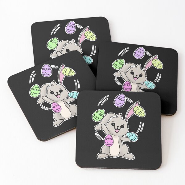 Item preview, Rabbit juggling eggs happy easter 2021 egg hunt designed and sold by Mesyo.