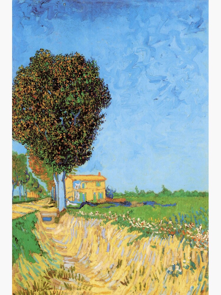'A Lane in Arles' by Vincent Van Gogh (Reproduction) by RozAbellera