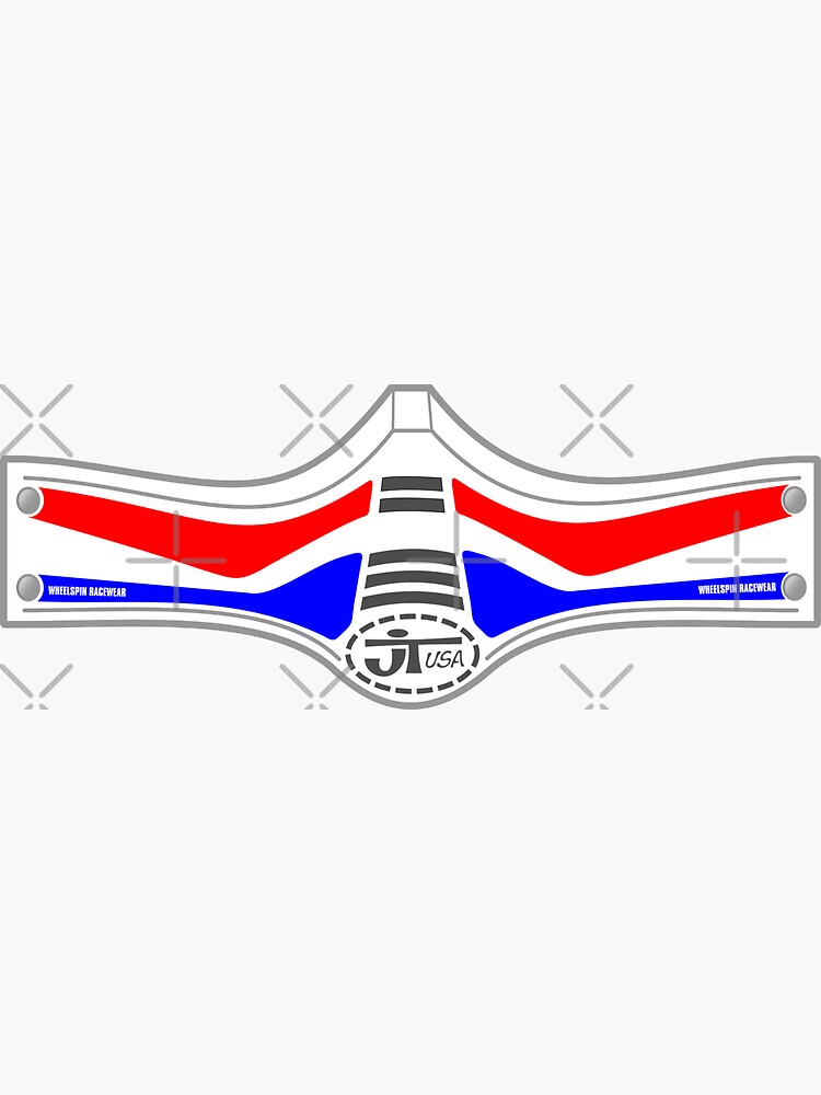 Race Face Mask Retro Motocross Face Guard Style - Red, White & Blue by racerspitstop