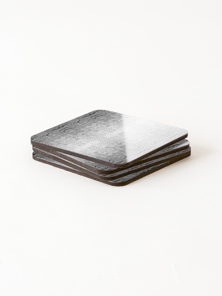 Thumbnail 4 of 5, Coasters (Set of 4), Gradient Pattern designed and sold by CwkArtist.
