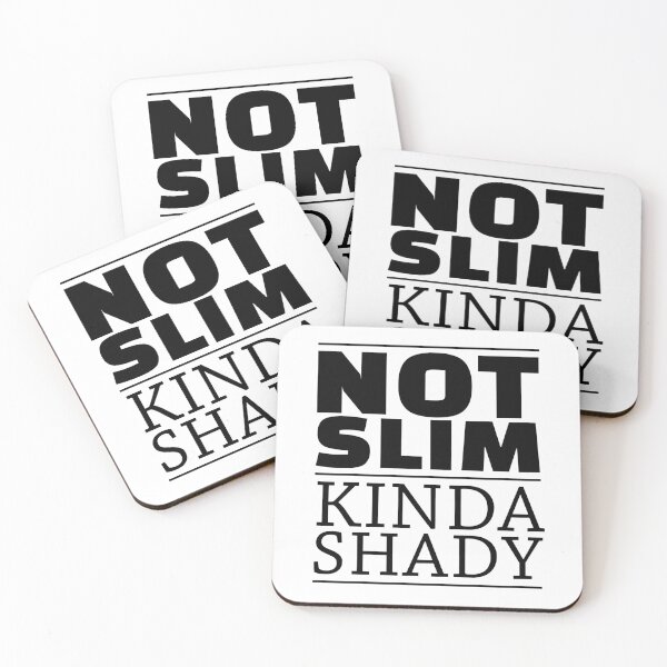 Item preview, Not Slim Kinda Shady Funny Plus Size humor Body Positivity Sassy Quote designed and sold by sillyquestions.
