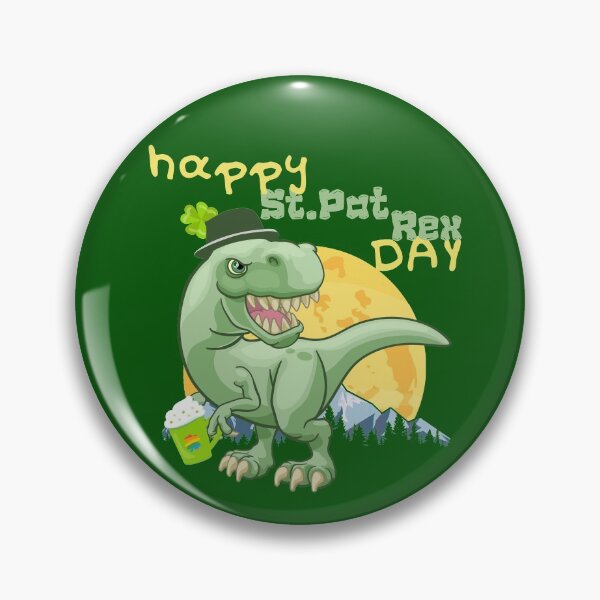 Item preview, Happy St Pat-Rex day, Funny St Patrick's Day Dinosaurs  designed and sold by GulQari.