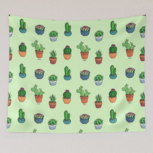 Item preview, Cacti and succulents in pots designed and sold by Nayala-Art.