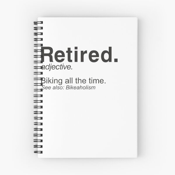 Item preview, Retired Definition Bike Retirement Plan - T-Shirt - white designed and sold by Gerdek.