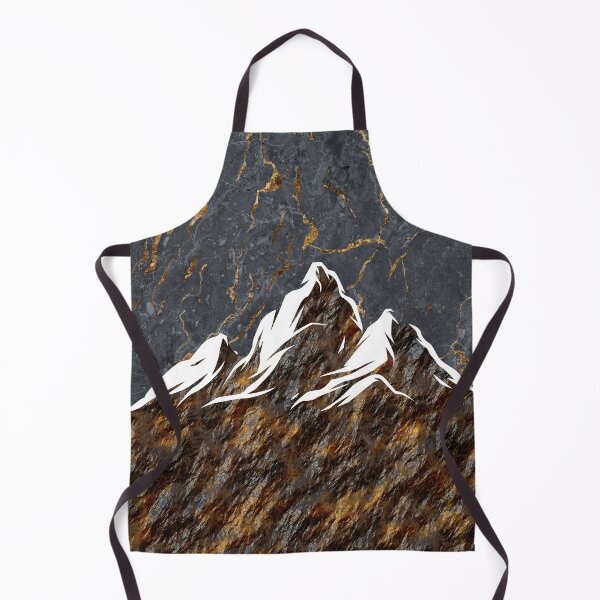Item preview, Snowy Mountains With Marbling Texture Pattern designed and sold by MintaApparel.