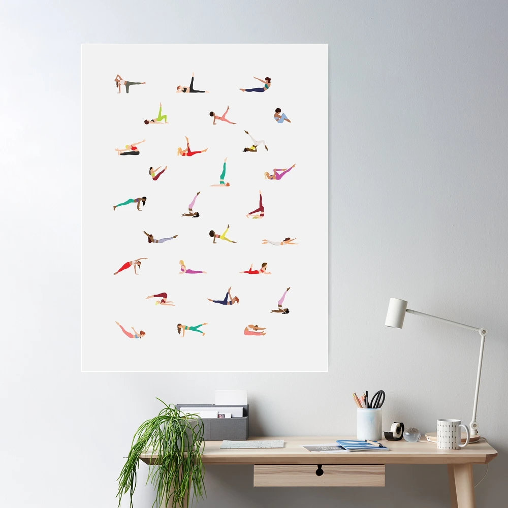 Pilates Classical Exercises Poster for Sale by thepilatesshop