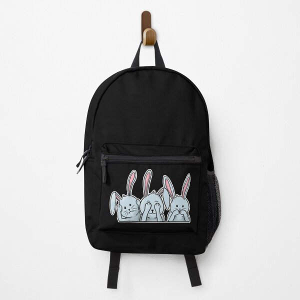 Item preview, Hear See Speak no evil rabbits happy easter 2021 bunnies designed and sold by Mesyo.