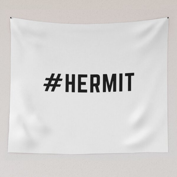 Item preview, Eat sleep hurdles repeat "#HERMIT " sarcastic quote sticker [P-Q 127][773] designed and sold by HIPNOTIZAR  CRAFTS.