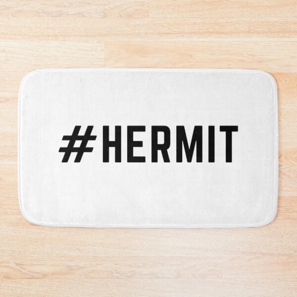 Item preview, Eat sleep hurdles repeat "#HERMIT " sarcastic quote sticker [P-Q 127][773] designed and sold by HIPNOTIZAR  CRAFTS.