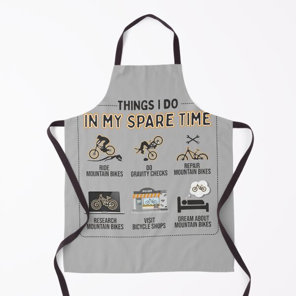 Item preview, Things I Do In My Spare Time - MTB Mountain Bike - T-Shirt - black designed and sold by Gerdek.